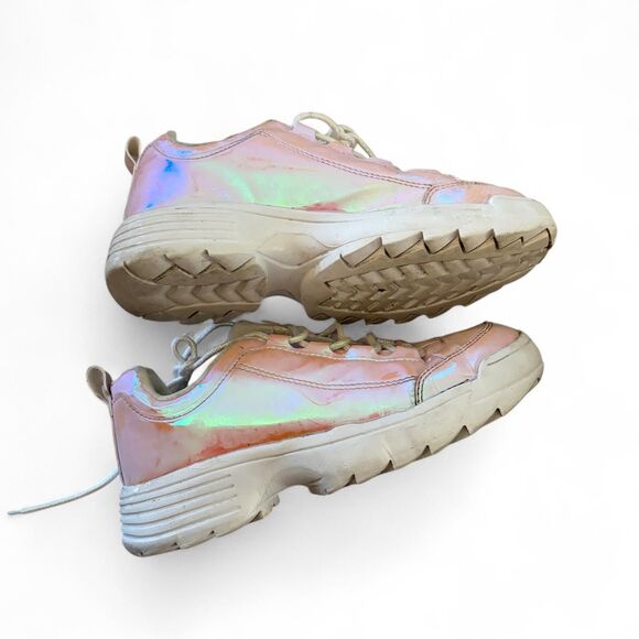 Forever 21 Shoes - Forever-21 Women's Pink and White Trainers